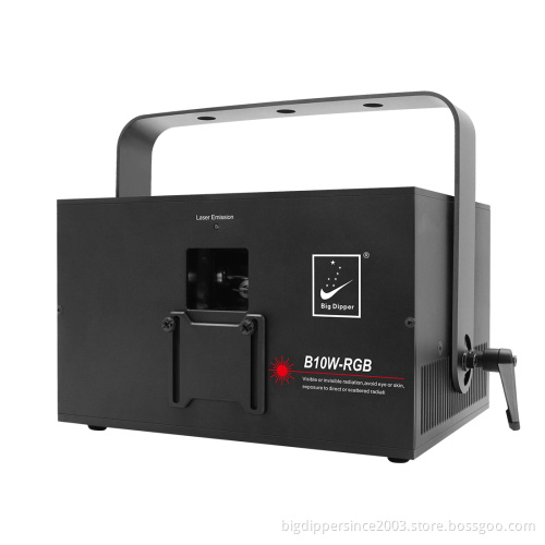 10W RGB Full Color Animation Laser projector professional stage lighting